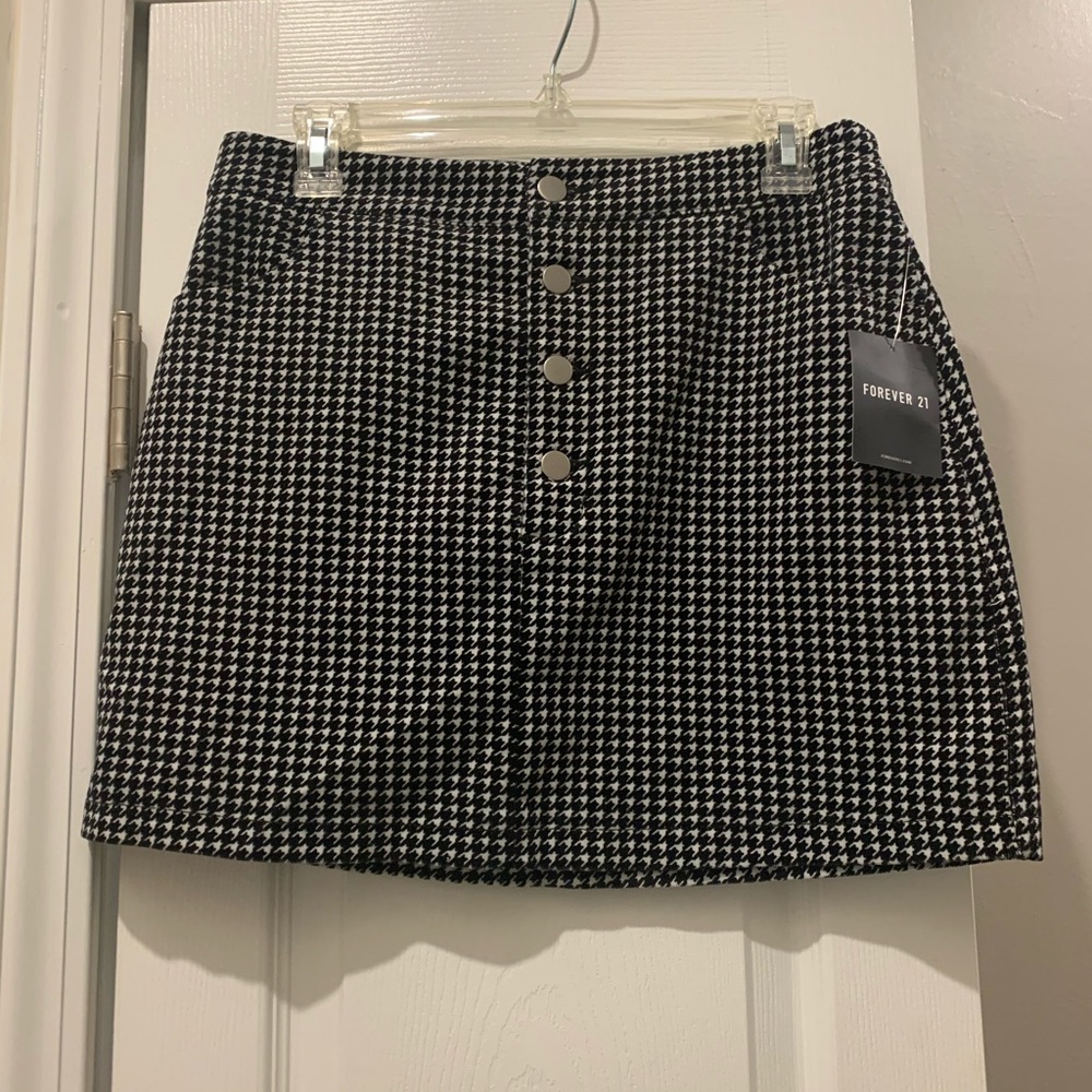 Black and white skirt